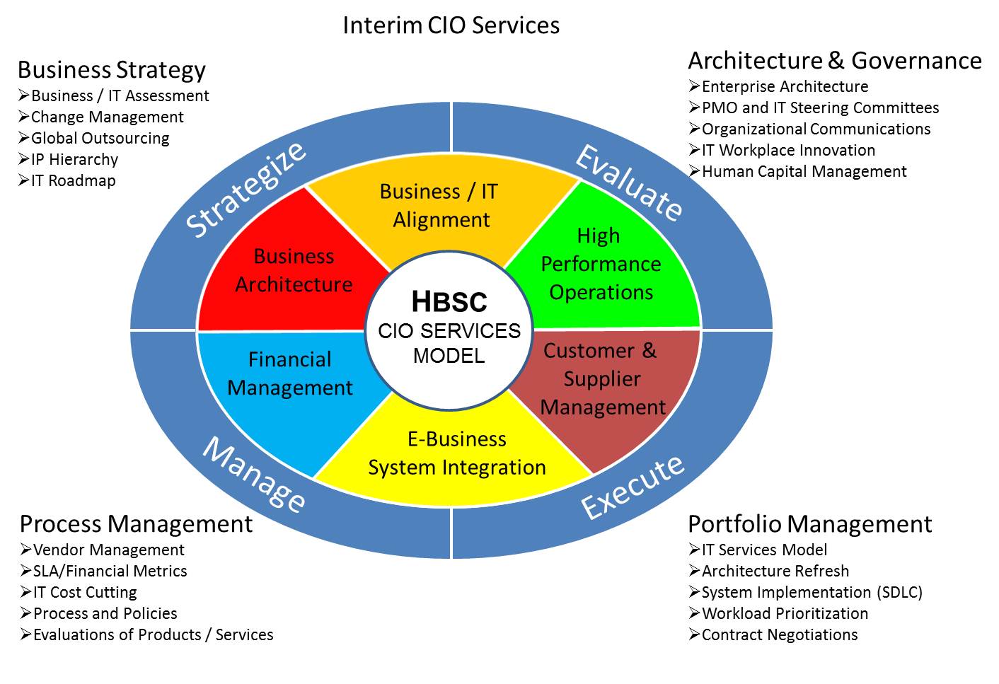 Interim CIO services chart